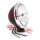 5¾" Scheinwerfer Schwarz / Chrom H4 Bates-Style f Harley Suzuki Universal ECE