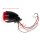 12V Mini Feu arrière Noir Rouge Universel Rétro Chopper Bobber Harley