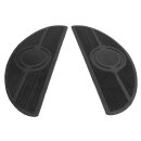 Trittbretter-Auflagen Ersatzgummi Set für Harley-Davidson Old Style Halfmoon