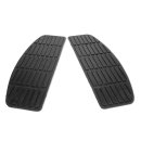 Footboards Pads Rubber Replacement Insert for Harley-Davidson Shaker Rectangular
