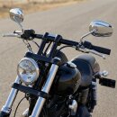 Mirror Set Custom Chrome Diamond Twin Cam Style f. Harley Davidson ECE-Certified