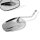 Mirror Set Custom Chrome Diamond Twin Cam Style f. Harley Davidson ECE-Certified