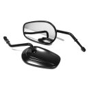 Spiegel Set Custom Schwarz Diamond Twin Cam Style...