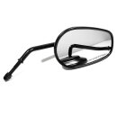 Spiegel Set Custom Schwarz Diamond Twin Cam Style für Harley Davidson ECE