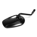 Spiegel Set Custom Schwarz Diamond Twin Cam Style für Harley Davidson ECE