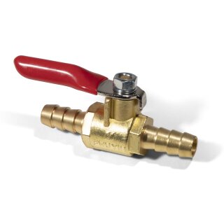 Petcock Brass Stopcock In-Line 8 mm (5/16") Retro Custom Chopper
