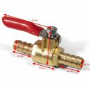 Petcock Brass Stopcock In-Line 8 mm (5/16") Retro Custom Chopper