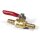 Petcock Brass Stopcock In-Line 8 mm (5/16") Retro Custom Chopper