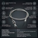 Cable cuentakilómetros p Harley-Davidson 100 cm delantera 16mm + 5/8" inoxidable