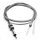 Cable cuentakilómetros p Harley-Davidson 100 cm delantera 16mm + 5/8" inoxidable