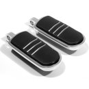 Footpegs Chrome Streamliner-Style for Harley-Davidson Softail Touring Dyna Glide