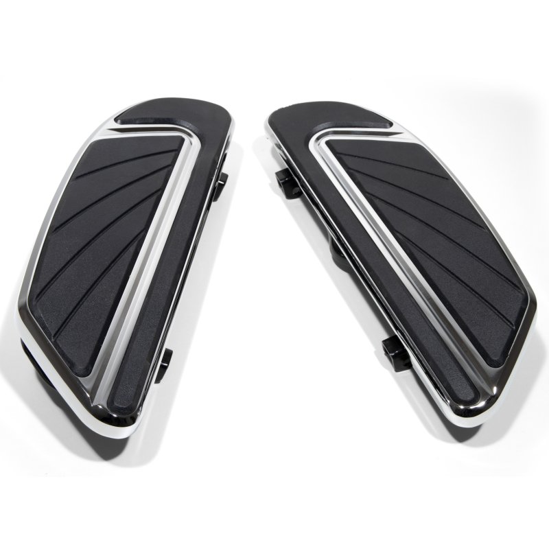 Fußrasten Set Chrom Streamliner Style für Harley Davidson Softail V-Rod Dyna usw 