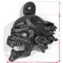 Horn Cover Skull Black for Harley-Davidson Big Twin Cam...