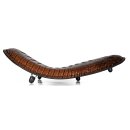 Solo Seat Brown Crocodile Style Custom Extra Thin Low...