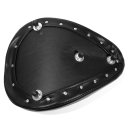 Solo Sitz Schwarz Diamond Comfort Classic Custom flach Chopper Bobber Universal