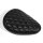 Solo Sitz Schwarz Diamond Comfort Classic Custom flach Chopper Bobber Universal