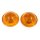 Ersatzlinse Lichtscheibe f&uuml;r Bullet Mini Blinker orange ECE-Zulassung E-gepr&uuml;ft