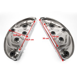 KIT PEDANINE PEDANE E PEDALINO CONFORT NERE PER HARLEY SOFTAIL DYNA