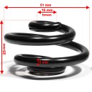 Seat Springs Black 1" 25mm for Solo Suspension Seat...