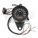 Mini speedometer 60mm electronic black LCD for Harley-Davidson 1995 - 2017