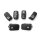 Black handlebar switch cap set for Harley Davidson Sportster Dyna Softail Tourer