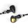 3en1 Intermitente-Trasera-Freno Luz LED Micro Aluminio tintado negro ECE Chopper