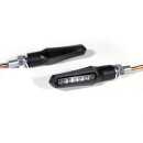 3in1 Blinker-Rücklicht-Bremslicht LED Mini Schwarz, getönt ECE Chopper Custom