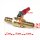 Rubinetto Benzina Ottone valvola di intercettazione 10 mm (3/8") Custom Chopper