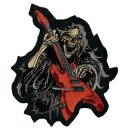 Aufnäher Gitarre Sensenmann 15 x 13,5 cm Guitar...