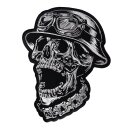 Patch Crâne 
Casque
 Chaîne 30 x 27 cm Moto...