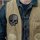 Patch USA Crâne Gris 10,5 x 8 cm Gray Tactical Skull Veste Gilet Brodé 