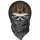 Autocollant Crâne Bandana Casque 8,5 x 5 cm Skull Bandana Helmet Decal Sticker