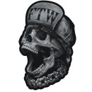 Aufkleber Totenkopf FTW 9 x 5,5 cm FTW Skull Decal Sticker