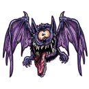 Aufkleber Dracula Fledermaus 8 x 6 cm Bat Fink MIni Decal Sticker
