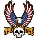 Sticker Eagle Skull 7,5 x 6,5 cm Born Free Mini Decal 