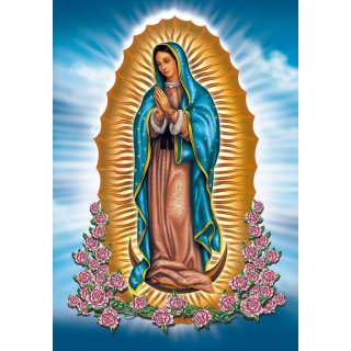 Autocollant Vierge Marie 16x11 cm Croyez Prier Saint Virgin Mary Decal Sticker 