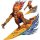 Adesivo-Set maniaco del surf capriccioso Freak 17 x 14 cm Wave Dancer Sticker 