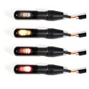 Intermitente-luz trasera-luz de freno 3en1 LED Mini...