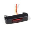 Mini piloto trasero luz de freno LED SMD aluminio ECE Negro Micro Chopper Custom