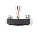 Mini piloto trasero luz de freno LED SMD aluminio ECE Negro Micro Chopper Custom