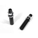 Indicator extensions adapter 30 mm from M6 to M8 Set Black Motorcycle Universal