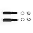 Blinker-Verlängerung-Adapter 30 mm von M6 auf M8 Set Schwarz Motorrad Universal