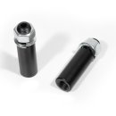 Indicator extensions adapter 35 mm from M8 to M10 Set Black Motorcycle Universal