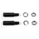 Adaptateur dextension dindicateur 35 mm de M8 à M10 Set Noir Moto Universel