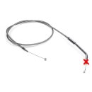 Throttle Cable Stainless Steel fits Harley-Davidson 1976 -1980 (+ 6" = 15cm)  FX FL XL HD OEM. 56313-76