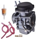 Carburatore CV p. Harley-Davidson pompa acceleratore jet set replica Keihin 40mm
