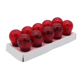 12V Glühlampen SET 21/5W Rot BAY15D für Rück- und Bremslicht