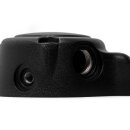 Getriebedeckel Smooth Schwarz End Cover für Harley Big Twin Cam Evo 1987 - 2006
