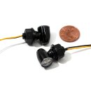 Micro-Blinker Set schwarz Mini Bullet LED getönt ECE...