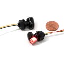 3in1 Micro LED Blinker Rücklicht Bremslicht Set schwarz 12V getönt ECE universal